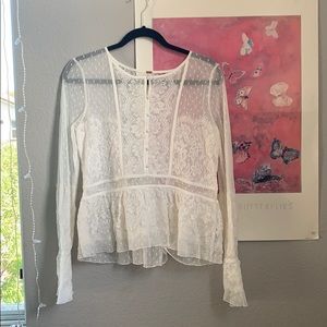 Free people lace blouse